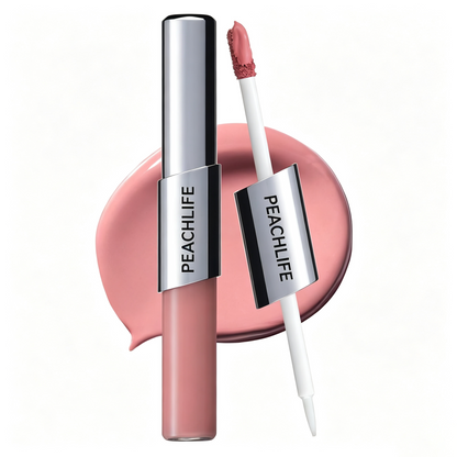 Perfect Twin Lip — Dual-Ended Liquid Lipstick with Velvet Matte Color and Glossy Shine