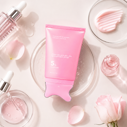 Peachlife PDRN Collagen Gua Sha Neck Cream