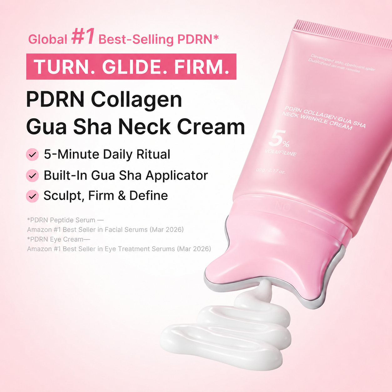 Peachlife PDRN Collagen Gua Sha Neck Cream