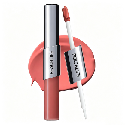 Perfect Twin Lip — Dual-Ended Liquid Lipstick with Velvet Matte Color and Glossy Shine