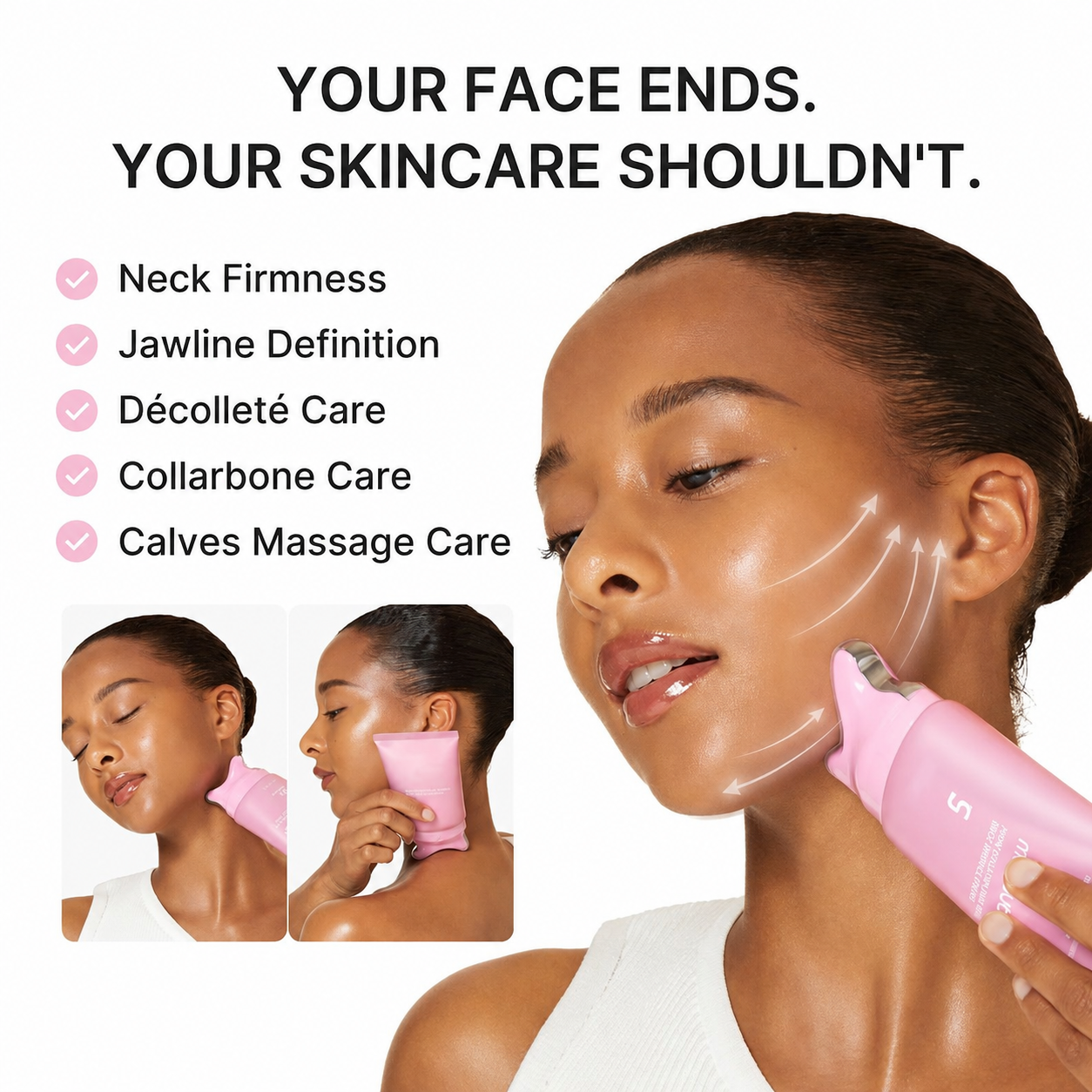 Peachlife PDRN Collagen Gua Sha Neck Cream