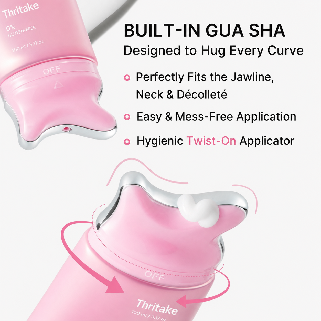 Peachlife PDRN Collagen Gua Sha Neck Cream