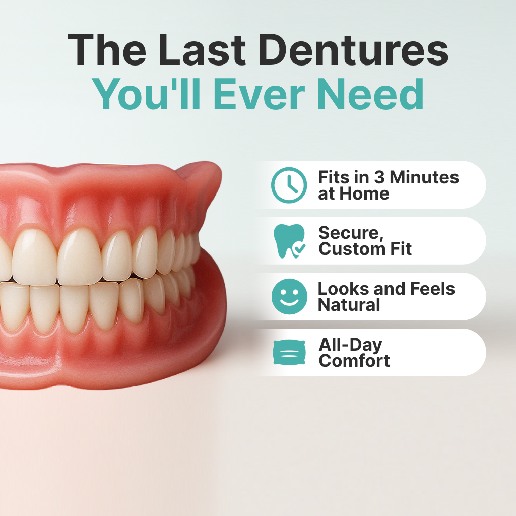 🌎Ends Today: 70% OFF! ⏰Cavebit™ Medical Full Denture with Strong Suctiond🦷Manufactured in FDA-registered facilities
