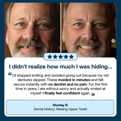 🌎Ends Today: 70% OFF! ⏰Cavebit™ Medical Full Denture with Strong Suctiond🦷Manufactured in FDA-registered facilities